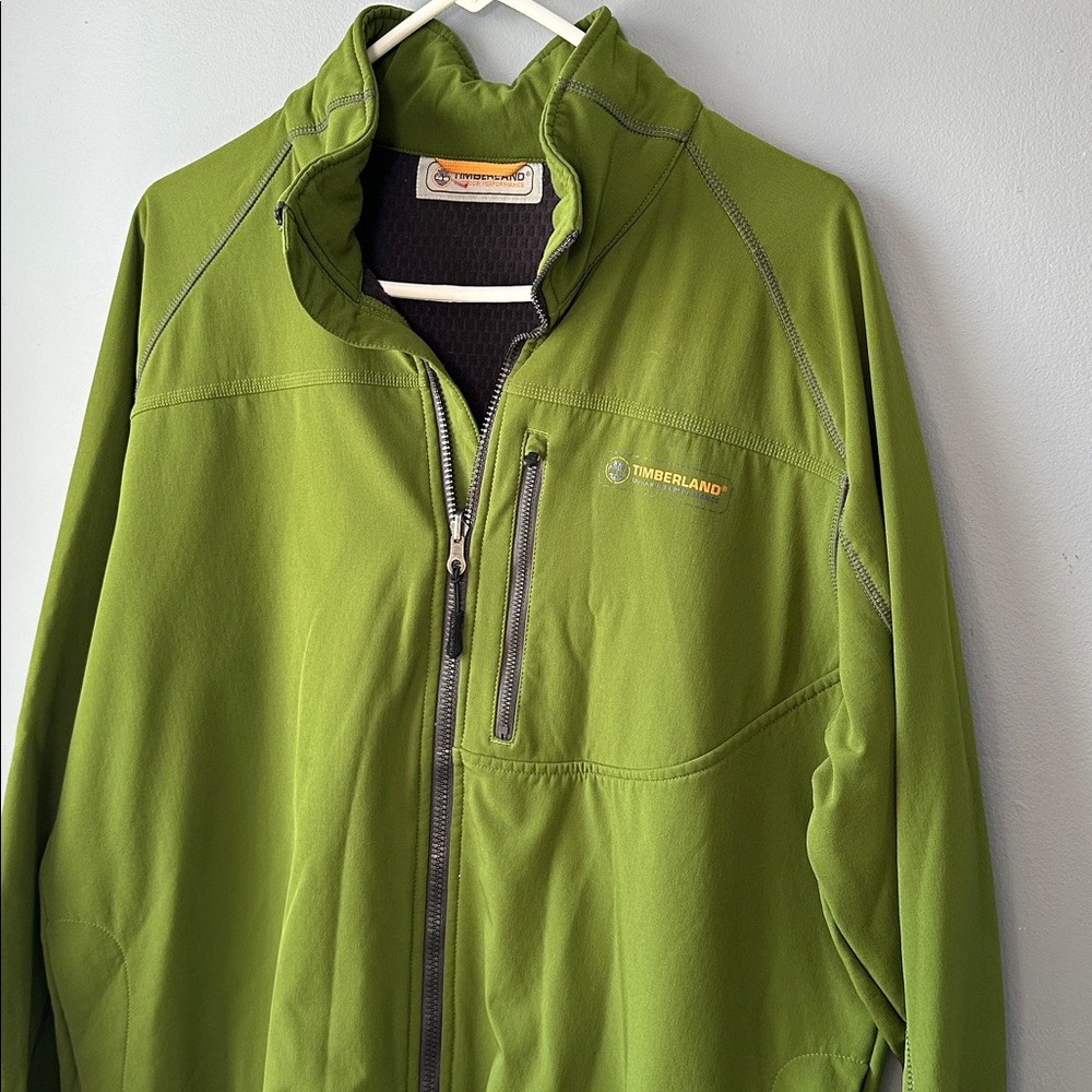 Timberland soft shell Performance full zip jacket mens large - Picture 2 of 14